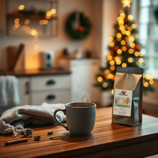 HOLIDAY TEA CHEER TRIO: Chai Indian Spiced, Cinnamon Tea, Rooibos Infusion