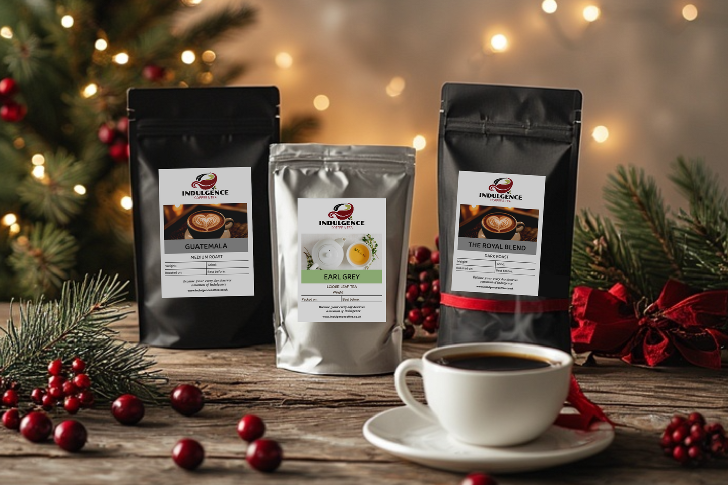 COSY CHRISTMAS TRIO: Guatemala, Royal Blend, Earl Grey