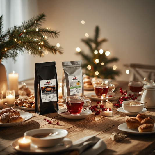 THE FESTIVE INDULGENCE GIFT SET: Morning Blend, Earl Grey, Mixed Red Berry Infusion
