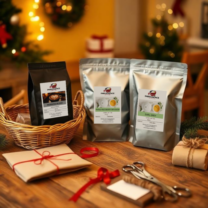 THE FESTIVE INDULGENCE GIFT SET: Morning Blend, Earl Grey, Mixed Red Berry Infusion